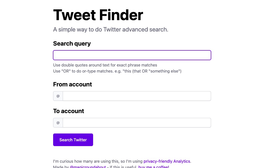 Image of Tweet Finder